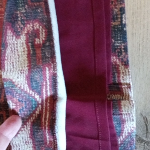 Tory Burch tapestry wool/silk blend skirt size 6 - Picture 3 of 4